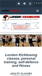 Mobile Screenshot of londonkickboxing.co.uk